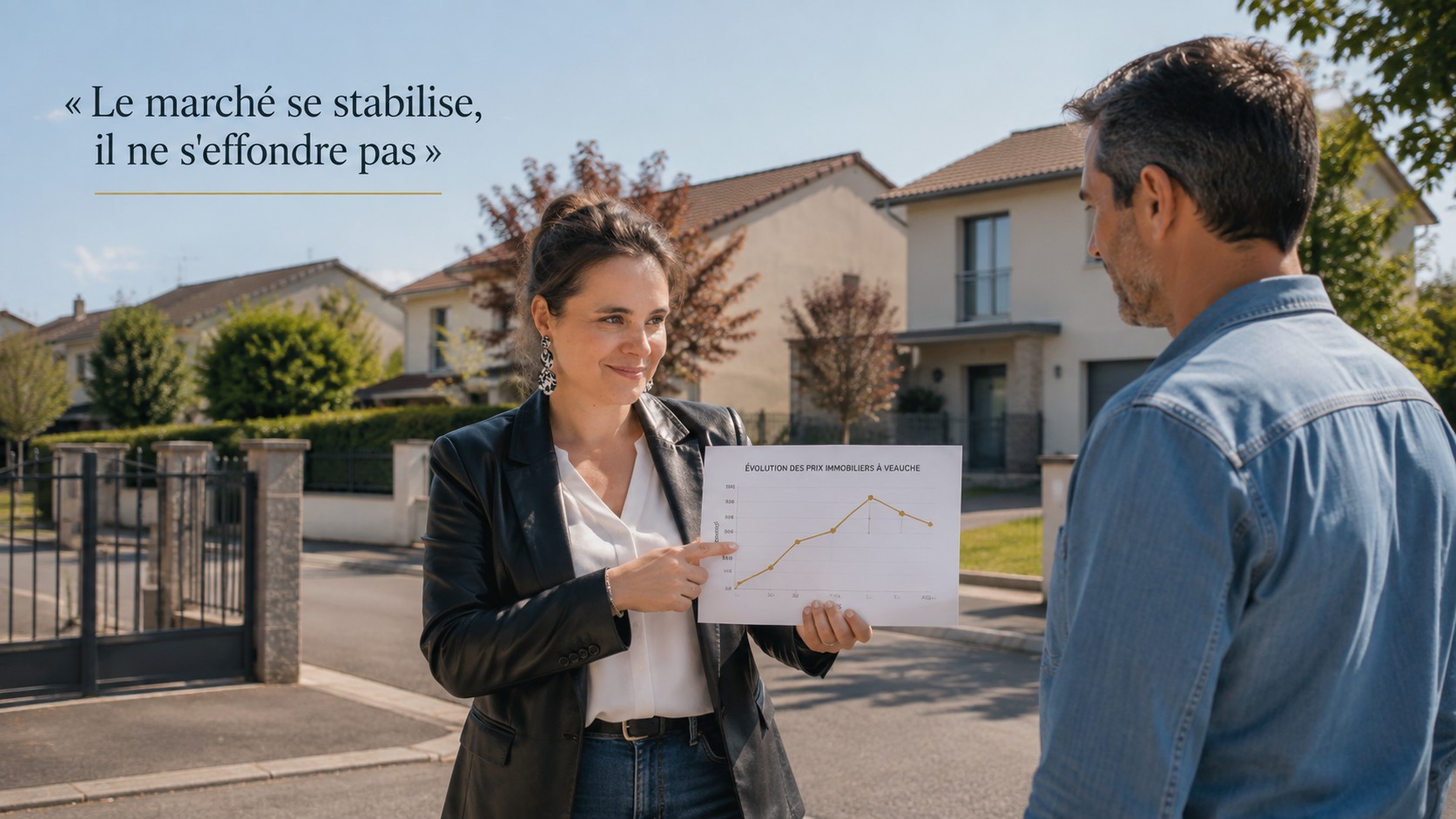 Maisons du quartier de Veauche Cité